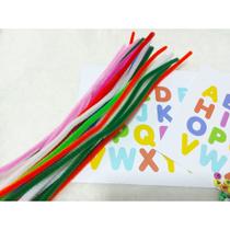 Recurso Montessori Limpador De Cachimbo + Miçangas De Alfabeto Para Coordenação e Alfabetização Recurso Montessori Limpador De Cachimbo + Miçangas De Alfabeto Para Coordenação e Alfabetização