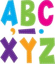 Recursos criados pelo professor Cutouts Multi Bright Stitch 7 Fun Font