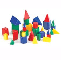 Recursos de aprendizagem de brinquedos Mini GeoSolids Geometry 32 peças 5+