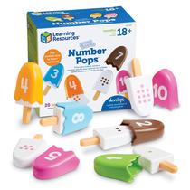 Recursos de aprendizagem de brinquedos Smart Snacks Number Pops 20 peças