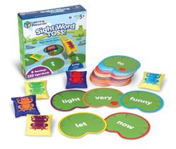 Recursos de aprendizagem de jogos de tabuleiro Sight Word Games Toss 5+ Years