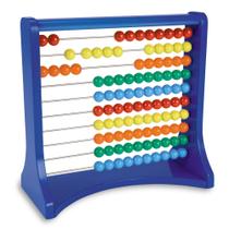 Recursos de aprendizagem do Abacus Toy Abacus Math Toy de dez filas para crianças com mais de 5 anos