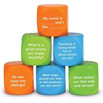 Recursos de aprendizagem do Conversation Cubes Let's Talk! 6 cubos