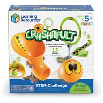 Recursos de aprendizagem do jogo STEM Catapult Crashapult 13 peças 5+