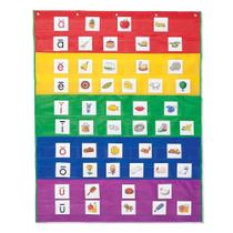 Recursos de aprendizagem do Pocket Chart Rainbow Classroom 4+ Years