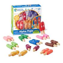 Recursos de aprendizagem Smart Snacks Alpha Pops, Alphabet Matching &amp Fine Motor Skills Toy, Letters, 26 Double Sided Pieces, Ages 2+