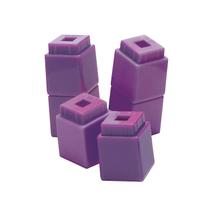 Recursos Educacionais Unifix Cubes Didax Purple 100 unidades