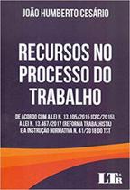 Recursos no processo do trabalho - LTR