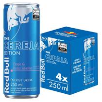 Red Bull Energético Cereja e Frutas Silvestres 250ml 4 latas Red Bull Energético Cereja e Frutas Silvestres 250ml 4 latas