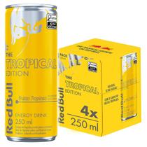 Red Bull Energético Tropical 250ml 4 latas Red Bull Energético Tropical 250ml 4 latas