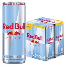 Red Bull Energético Zero Sem Açúcar 250ml 4 latas Red Bull Energético Zero Sem Açúcar 250ml 4 latas