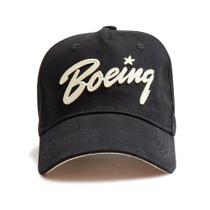 Red canoe brands cap boeing applique logo black u-cap-boeingapp-bk