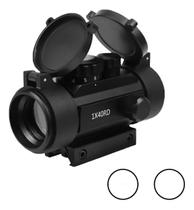 Red Dot Luneta 1x40 Pressão Trilho 11/20/22mm