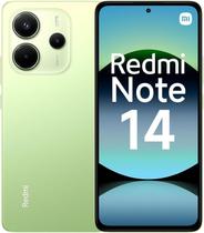 Red mi Note 14 Xiaomi 258GB / 8GB de RAM, Verde, Camera 108 Mpx, Bluetooth 5.3, 5G, Dual SIM, Versão de Lançamento Red mi Note 14 Xiaomi 258GB / 8GB de RAM, Verde, Camera 108 Mpx, Bluetooth 5.3, 5G, Dual SIM, Versão de Lançamento
