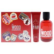 Red Wood da Dsquared2 para mulheres conjunto de presente d