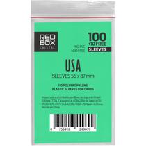 Redbox Classic Sleeves Cristal Usa Transparente 100+10 Free Redbox Classic Sleeves Cristal Usa Transparente 100+10 Free