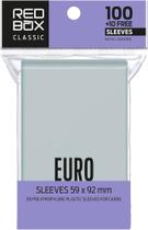 Redbox Classic Sleeves Euro Transparente 100+10 Free 59x92mm Redbox Classic Sleeves Euro Transparente 100+10 Free 59x92mm