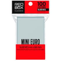 Redbox Classic Sleeves Mini Euro Transparente 100+10 Free Redbox Classic Sleeves Mini Euro Transparente 100+10 Free