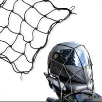 Rede Aranha Elástica Gancho 40X40 Capacete Bagageiro Moto Rede Aranha Elástica Gancho 40X40 Capacete Bagageiro Moto