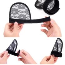 Rede Base para fazer apliques de cabelo rabo de cavalo ou afro puffs, rede de tecelagem com ajuste, rede para perucas