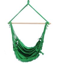 Rede Cadeira Algodão Puro Verde Bandeira