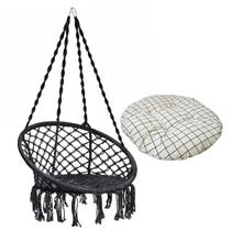 Rede Cadeira Balanço Almofada Algodao Suspensa Confortavel Teto Casa Varanda Quintal Jardim Sacada Decoraçao Rede Cadeira Balanço Almofada Algodao Suspensa Confortavel Teto Casa Varanda Quintal Jardim Sacada Decoraçao
