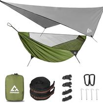 Rede de acampamento CROSSHIP 290x155cm Mosquiteira Rain Fly