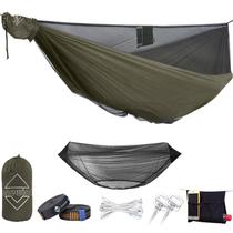 Rede de acampamento Onewind 3,7 m com mosquiteiro OD Green Rede de acampamento Onewind 3,7 m com mosquiteiro OD Green