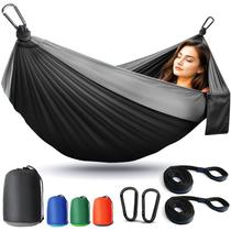 Rede de acampamento PUPTILY, leve, portátil, dupla laranja