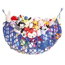 Rede de armazenamento de animais de pelúcia YKBU 152x38cm para pendurar na parede Rede de armazenamento de animais de pelúcia YKBU 152x38cm para pendurar na parede