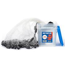 Rede de Arremesso para Pesca BASSDASH Malha 1/4" Raio 1,2 m Rede de Arremesso para Pesca BASSDASH Malha 1/4" Raio 1,2 m