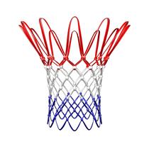 Rede de Basquete Spalding Tricolor Resistente a Todas as Intempéries Vermelha, Branca e Azul