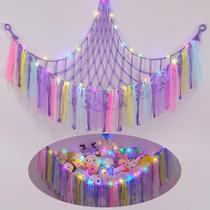 Rede de bichos de pelúcia ou rede FIOBEE com luz LED