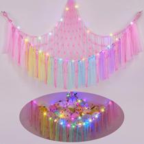 Rede de bichos de pelúcia ou rede FIOBEE com luz LED