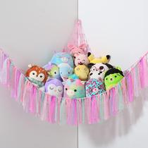 Rede de bichos de pelúcia VISATOR 140x107x107cm com luz LED