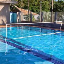 Rede de Biribol para Piscina 3,5m Vôlei Aquático com 4 Faixa Reforçada Alta Durabilidade Rede de Biribol para Piscina 3,5m Vôlei Aquático com 4 Faixa Reforçada Alta Durabilidade