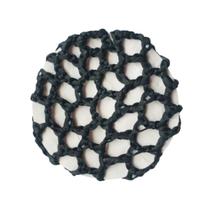 Rede de cabelo de croche muito resistente coque bem volumoso Rede de cabelo de croche muito resistente coque bem volumoso