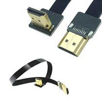 Rede de cabo HDMI FPV de 20 cm para baixo, macho HDMI para macho HDMI