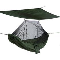 Rede De Camping Com Mosquiteiro E Teto Hidrorepelente