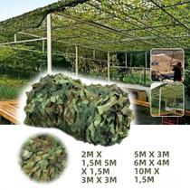 Rede de Camuflagem Grande (3m x 5m / 4m x 6m) - Ideal para Caça, Camping e Treinamento