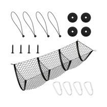 Rede De Carga Elástica Reforçada Com 3 Bolsos Para Caçamba De Caminhão, SUV E Picape - Organizador Rede De Carga Elástica Reforçada Com 3 Bolsos Para Caçamba De Caminhão, SUV E Picape - Organizador