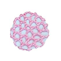 Rede de Coque Trançada Grossa Rosa Claro, Rosa ou Pink