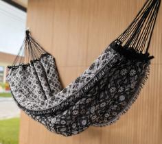 Rede de Descanso Branco Dormir Indiana Casal Gigante Reforçada 4 Metros 100 Algodão