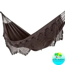 Rede de descanso dormir casal luxo Reforçada suportar 300kg algodão gigante