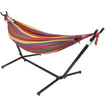 Rede de Descanso Dormir com Suporte Desmontável Área de Lazer Camping Importway Iwsrr-Vm Vermelho Rede de Descanso Dormir com Suporte Desmontável Área de Lazer Camping Importway Iwsrr-Vm Vermelho