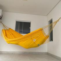 Rede De Descanso Dormir Grande Casal Reforçada Sol A Sol Bordada De Varanda