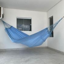 Rede De Descanso Dormir Grande Casal Reforçada Sol A Sol Bordada De Varanda