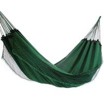 rede de descanso dormir verde solteiro pequena algodao