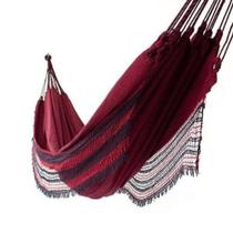 rede de descanso dormir vinho solteiro pequena algodao