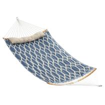 Rede de descanso dupla acolchoada SONGMICS 200 x 140 cm, 225 kg, azul Rede de descanso dupla acolchoada SONGMICS 200 x 140 cm, 225 kg, azul